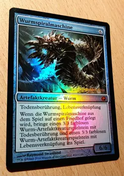 MTG Magic: # FOIL # Wurmspiralmaschine, Wurmcoil Engine, DEUTSCH, Nearmint - Image 2