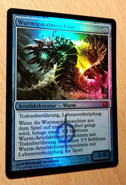 MTG Magic: # FOIL # Wurmspiralmaschine, Wurmcoil Engine, DEUTSCH, Nearmint - Image 3