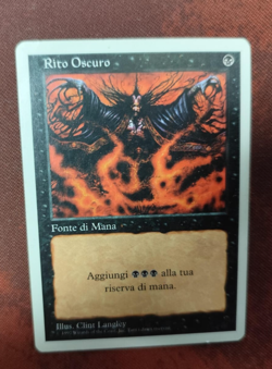 MTG DARK RITUAL POOR - RITO OSCURO - 5ed - MAGIC - Image 1