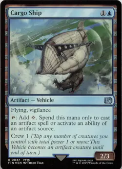 Cargo Ship - FOIL - U FINAL FANTASY 47 - MTG - Image 1