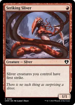 MTG STRIKING SLIVER 882 EXC - TRAMUTANTE IMPONENTE - CMM X EN - MAGIC - Image 1