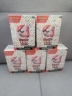 Pokemon Scarlet & Violet 151 Booster Bundle Lot of 5 Sealed - Image 1