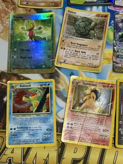 Vintage Pokemon Cards Bundle Heavy Play / Damaged Typhlosion Neo Genesis - Image 2