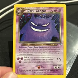 Dark Gengar 6/105 Neo Destiny Holo Ultra Rare Pokemon MP TCG WOTC Vintage - Image 1