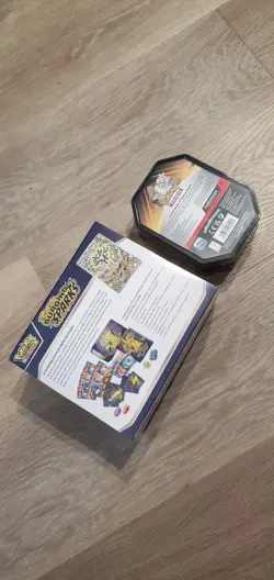 Pokemon Surging Sparks Elite Trainer Box Center ETB Sealed Whammy Tin Slacking - Image 2