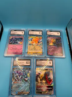 POKEMON - GRADED LOT OF (5) CARDS! CGC - MINT - SUICUNE, CERULEDGE, DARKRAI - Image 1