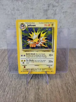 1999 Jolteon Jungle 4/64 Pokemon Card Holo Rare LP - Image 1