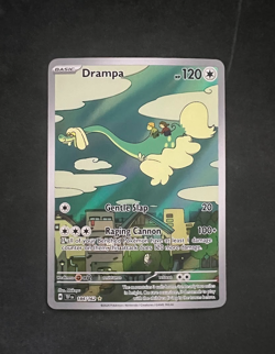 Drampa 184/162 Scarlet & Violet Temporal Forces Pokemon Card NM Pack Fresh - Image 1