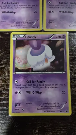 3 Pokemon TCG Litwick (BW27) Black Star Black & White Promo - Image 2