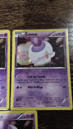 3 Pokemon TCG Litwick (BW27) Black Star Black & White Promo - Image 4