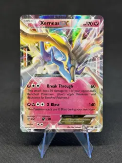 XERNEAS EX - XY149 [XY Promos] Pokemon TCG - ULTRA RARE BLACK STAR PROMO - LP - Image 1
