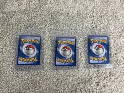 Lot of 3 Vintage 1999 Wizards Pokemon TCG Base Set Pikachu Mitsuhiro Arita - Image 5