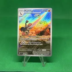 Pokemon TCG S&V Temporal Forces: Mudsdale 175/162 Illustration Rare Card - NM - Image 1