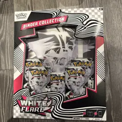 Pokemon White Flare Binder Collection Box New Factory Sealed ✅ - Image 1