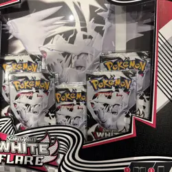 Pokemon White Flare Binder Collection Box New Factory Sealed ✅ - Image 2