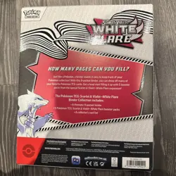 Pokemon White Flare Binder Collection Box New Factory Sealed ✅ - Image 3