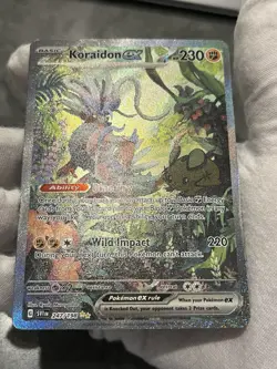 Pokemon TCG Koraidon ex 247/198 Scarlet & Violet Special Illustration Rare NM- - Image 4