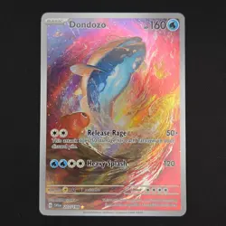 Pokemon TCG Card Dondozo 207/198 Scarlet & Violet Base Illustration Rare - NM - Image 1