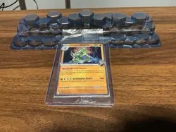 Pokemon TCG Team Rocket’s Tyranitar Pokemon Center Stamped Promo 096/182 SEALED - Image 1