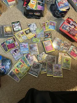 HUGE Pokemon Card Collection Lot Holos & Vintage-BINDERS / TINS / Figures + MORE - Image 2