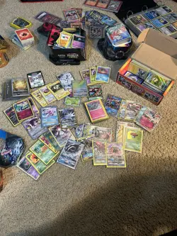 HUGE Pokemon Card Collection Lot Holos & Vintage-BINDERS / TINS / Figures + MORE - Image 3