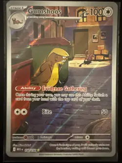 Gumshoos 153/132 Illustration Rare Pokemon Mega Evolution NM MEG EN Pack Fresh - Image 1