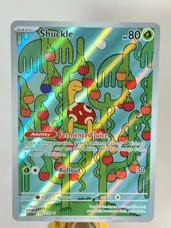 Shuckle 136/132 - Pokemon Mega EvolutionIllustration Rare Holo NM/M - Image 1