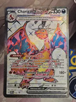 Charizard ex SVP 056 Black Star Promo Full Art Pokemon TCG Card NM - Image 1