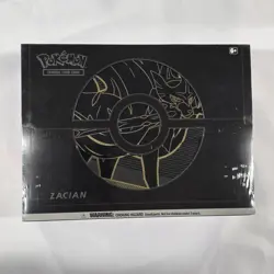 Pokemon TCG Sword & Shield Zacian ETB Elite Trainer Box Plus ETB Sealed 820650807435 - Image 1