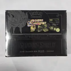 Pokemon TCG Sword & Shield Zacian ETB Elite Trainer Box Plus ETB Sealed 820650807435 - Image 3