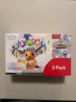 Pokemon TCG Prismatic Evolutions ETB with Booster Bundle Costco Sealed - Image 1