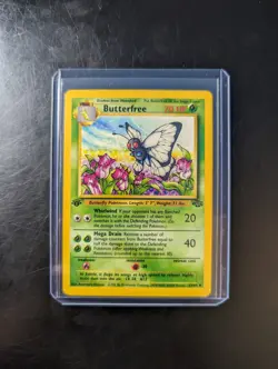 Pokemon TCG Butterfree Jungle 33/64 Regular 1st Edition Uncommon - Image 1
