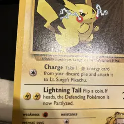 Pokemon - Gym Heroes Lt. Surge's Pikachu 81/132 LP - Image 2