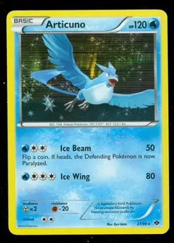 Pokemon ARTICUNO 27/99 Next Destinies RARE HOLO - NEAR MINT/MINT - Image 1