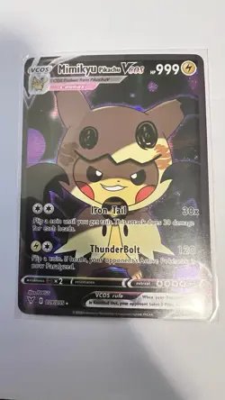Mimikyu Pikachu Fan Art Pokemon Card - Image 1