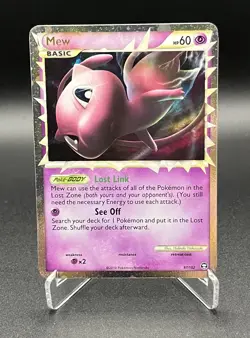 Pokemon Mew 97/102 - Prime Holo Rare - HGSS Triumphant 2010 - LP - Image 1