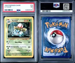Ivysaur 1999 Pokemon Base Set #30 PSA NM 7 - Image 3