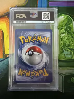 2000 Pokemon Charizard Holo Base Set 2 Holo Fire Swirl PSA 7 NM #4 - Image 2