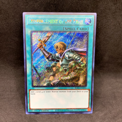 YuGiOh - Reinforcement Of The Army - RA01-EN051 1st Edition Secret Rare - NM - Image 1
