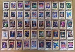 Yu-Gi-Oh 100 Cards FREE SHIPPING FROM JAPAN BANDAI 1998 1999 MADE IN JAPAN - Image 1