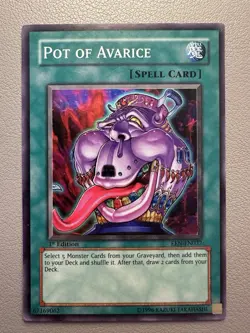 Pot of Avarice 1st Edition Super Rare EEN-EN037 Yu-Gi-Oh! - Image 1