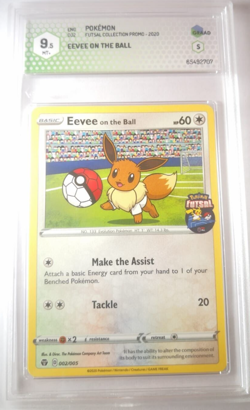 Pokemon Card Eevee on the ball 002/005 Futsal PROMO GRAAD 9.5 Gem Mnt ENG NO PSA - Image 1