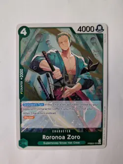 Roronoa Zoro PRB02-006 - One Piece Card Game The Best Vol.2 - Rare Foil - M/NM - Image 1
