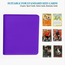 12 Pocket 720 Pockets Trading Card Binder, Ringless Side Loading Card Holder ... - Image 3