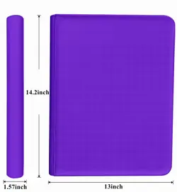 12 Pocket 720 Pockets Trading Card Binder, Ringless Side Loading Card Holder ... - Image 4