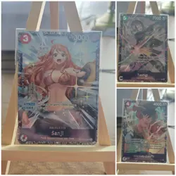✨ Sanji Luffy Tashigi Treasure Cup Promo One Piece Card TCG Top 8 16 64 Prize - Image 1