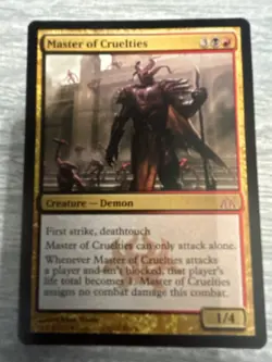 Master of Cruelties Dragon's Maze PLD Black Red Mythic Rare MTG FREE SHIPPING - Image 1
