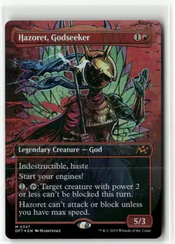 Hazoret, Godseeker Borderless FOIL 0347 - Aetherdrift MTG NM - Image 1