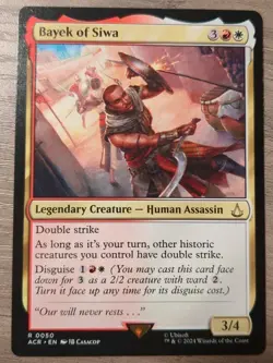 Bayek of Siwa 0050 MTG Universes Beyond: Assassin's Creed Rare 2024 NM - Image 2
