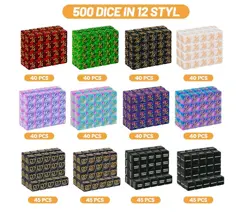 500 Pieces MTG Counter Bulk Keyword Counters Life Counter Tokens Dice New! - Image 4